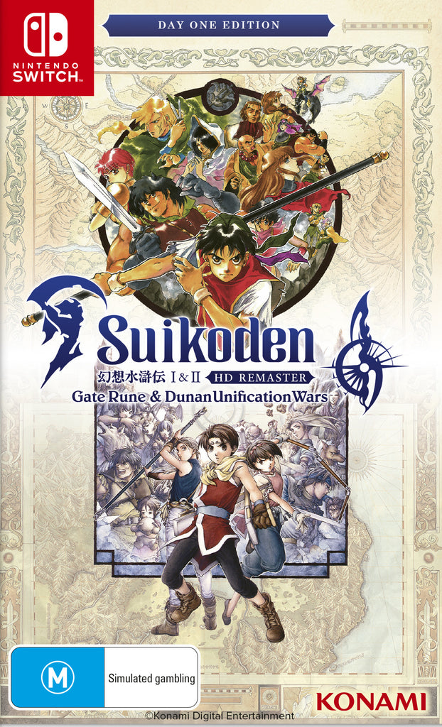 PREORDER SWI Suikoden I & II HD Remaster - Gate Rune & Dunan Unification Wars