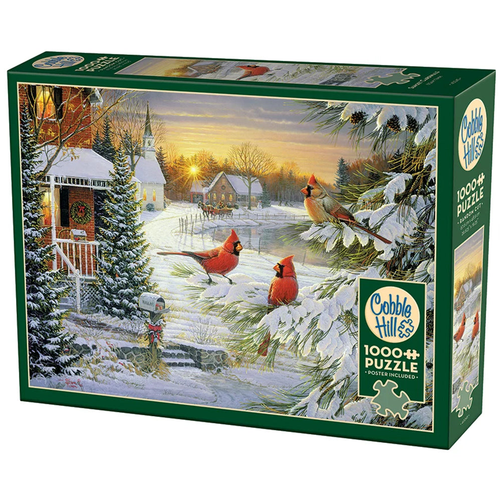 Puzzle - Cobble Hill - Sunset Cardinals - 1000pc