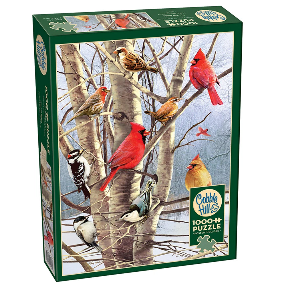 Puzzle - Cobble Hill - Winter Birds - 1000pc
