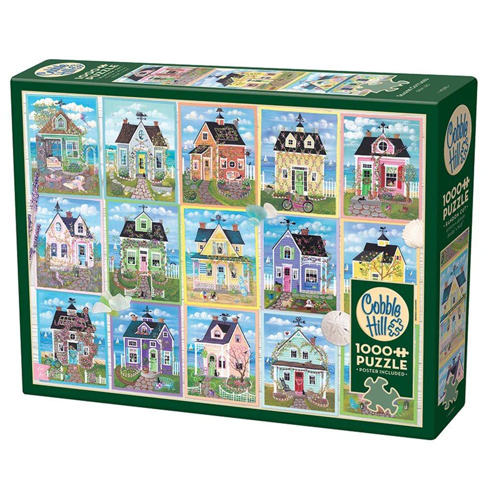 Puzzle - Cobble Hill - Seaside Cottages - 1000pc