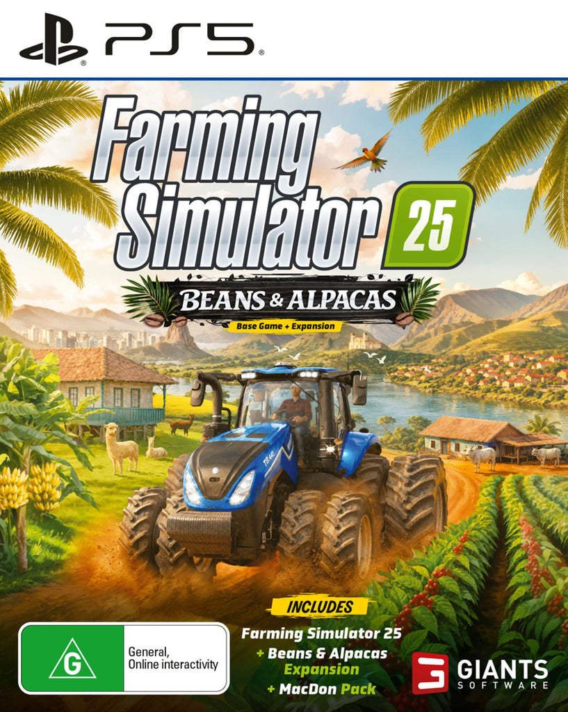 PREORDER PS5 Farming Simulator 25 Beans & Alpacas Edition