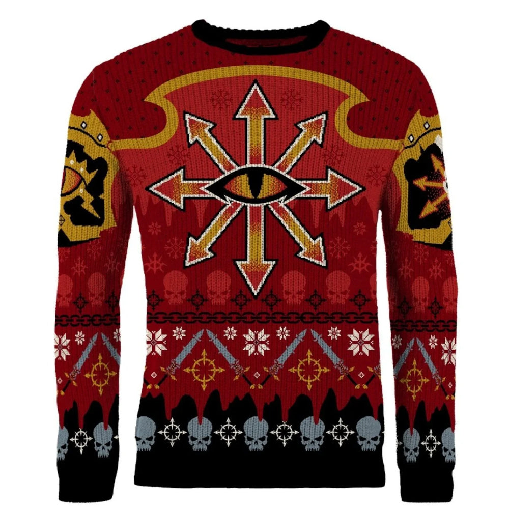 PREORDER Warhammer 40000: Chaos Christmas Jumper (Size S)