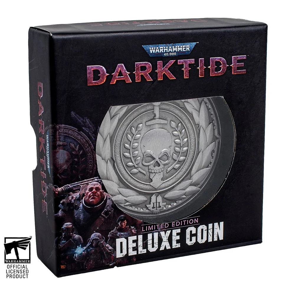 PREORDER Warhammer 40000 Darktide Deluxe Collectible Coin