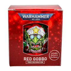 PREORDER Warhammer Red Gobbo Bauble with Pin