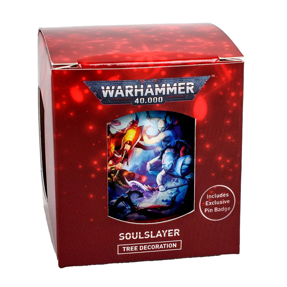 PREORDER Warhammer Soulslayer Bauble with Pin