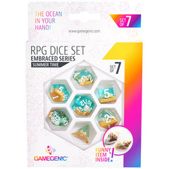 Gamegenic Embraced Series - Summer Time - RPG Dice Set (7pcs)