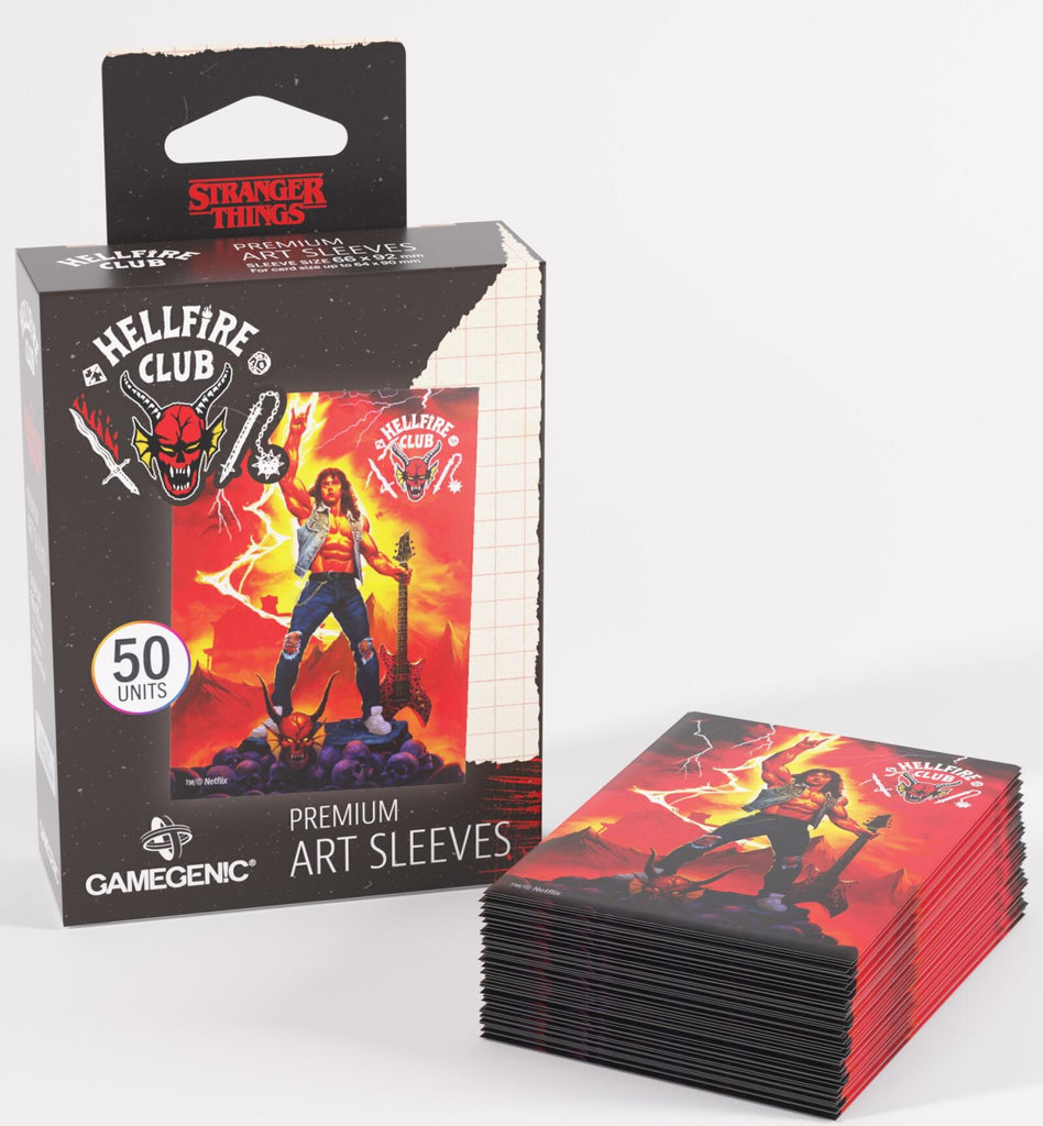 Gamegenic Stranger Things - Hellfire Club Art Sleeves Eddie Munson
