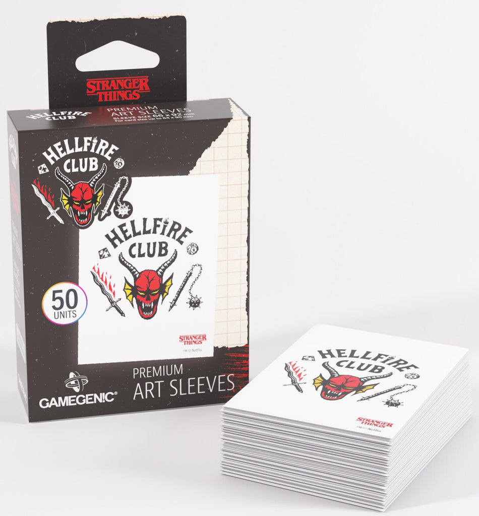 Gamegenic Stranger Things - Hellfire Club Art Sleeves Hellfire Club