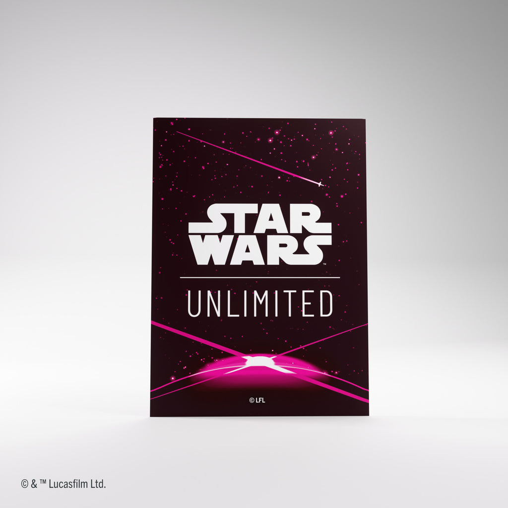 PREORDER Gamegenic Star Wars Unlimited Art Sleeves - Card Back Magenta