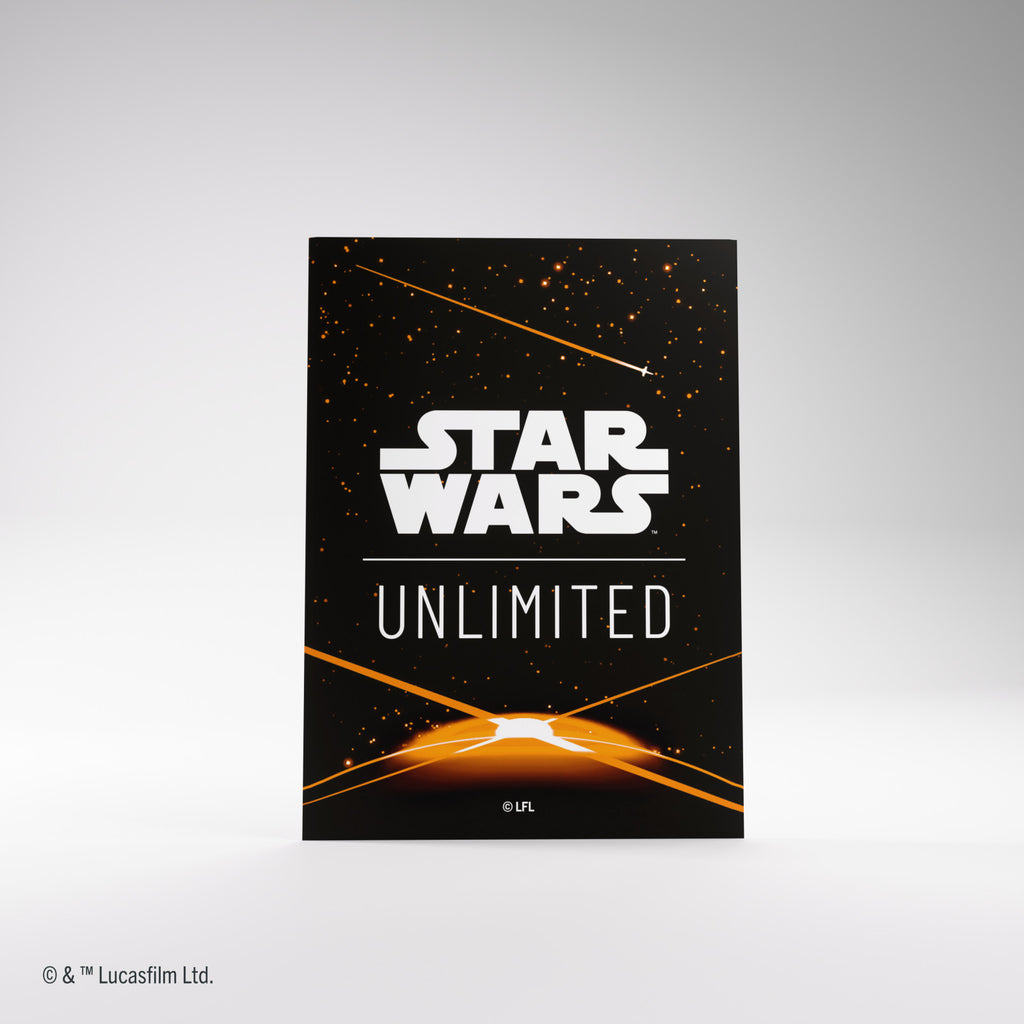 PREORDER Gamegenic Star Wars Unlimited Art Sleeves - Card Back Orange