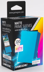 Gamegenic Matte Prime Card Sleeves - Blue (66mm x 91mm) (100 Sleeves Per Pack)