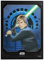 PREORDER Gamegenic Star Wars Unlimited - Premium Art Sleeves Jedi Luke Skywalker (66mm x 92 mm) (62 Sleeves Per Pack)