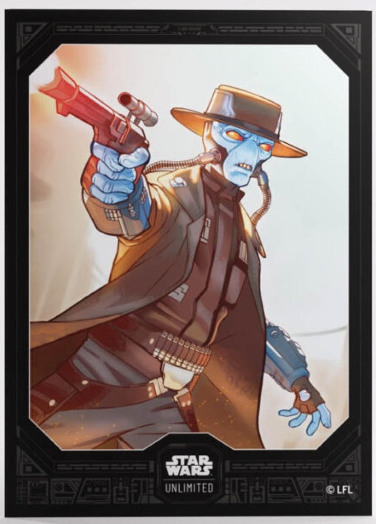 PREORDER Gamegenic Star Wars Unlimited - Premium Art Sleeves Cad Bane (66mm x 92 mm) (62 Sleeves Per Pack)