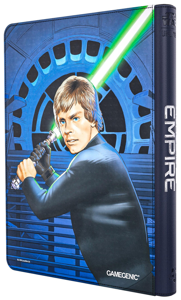 PREORDER Gamegenic Star Wars Unlimited - Zip Up Album 18 Pocket Jedi Luke Skywalker & Emperor Palpatine