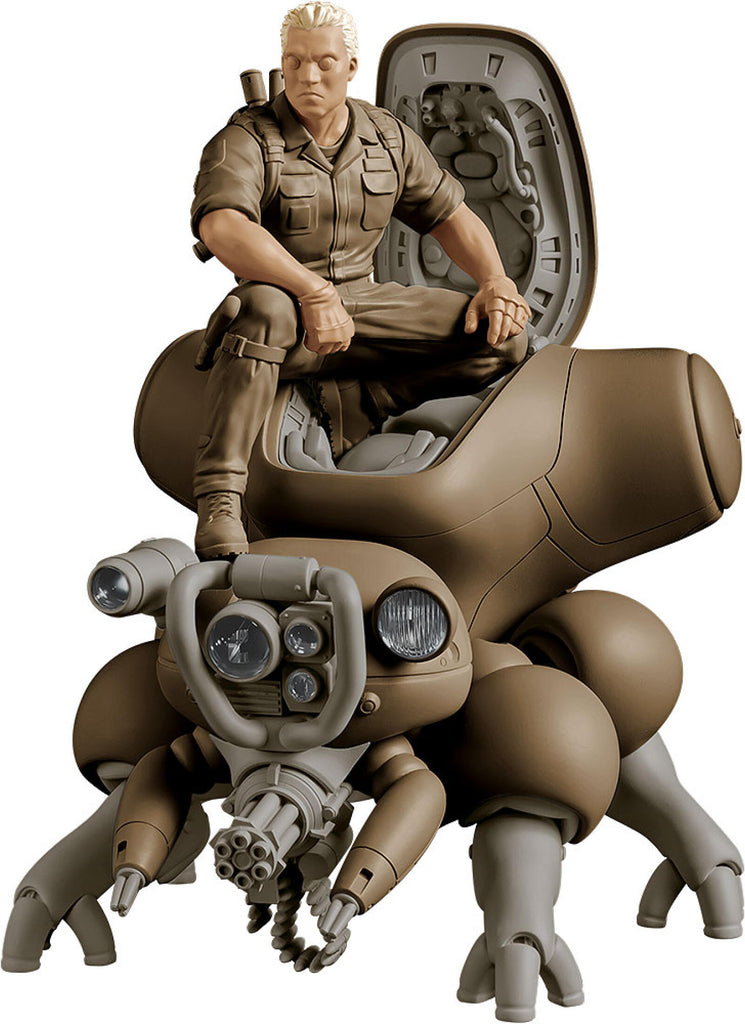 PREORDER Ghost in the Shell Manga Edition PLAMAX Minimum Factory MF-95 Batou with Fuchikoma 1/20 Scale
