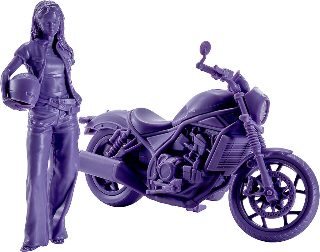 PREORDER PLAMAX MF-101 Riders Portrait Honda Rebel 1100 Navy 1/20 Scale