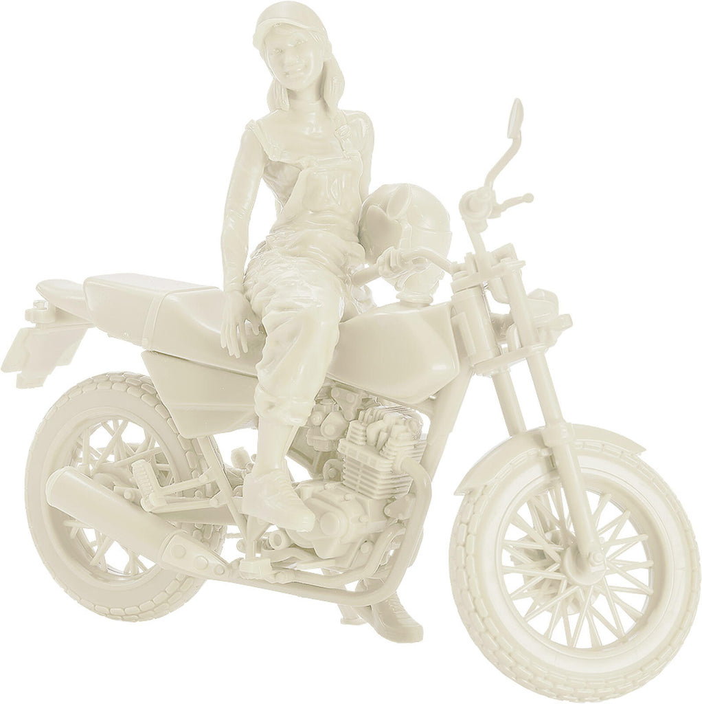 PREORDER PLAMAX MF-103 Riders Portrait Honda FTR 223 White 1/20 Scale