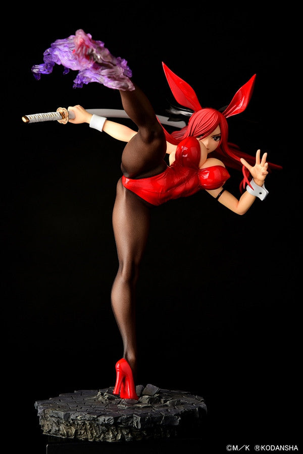 PREORDER Fairy Tail Erza Scarlet High Kick Version Crimson Bunny 1/6 Scale