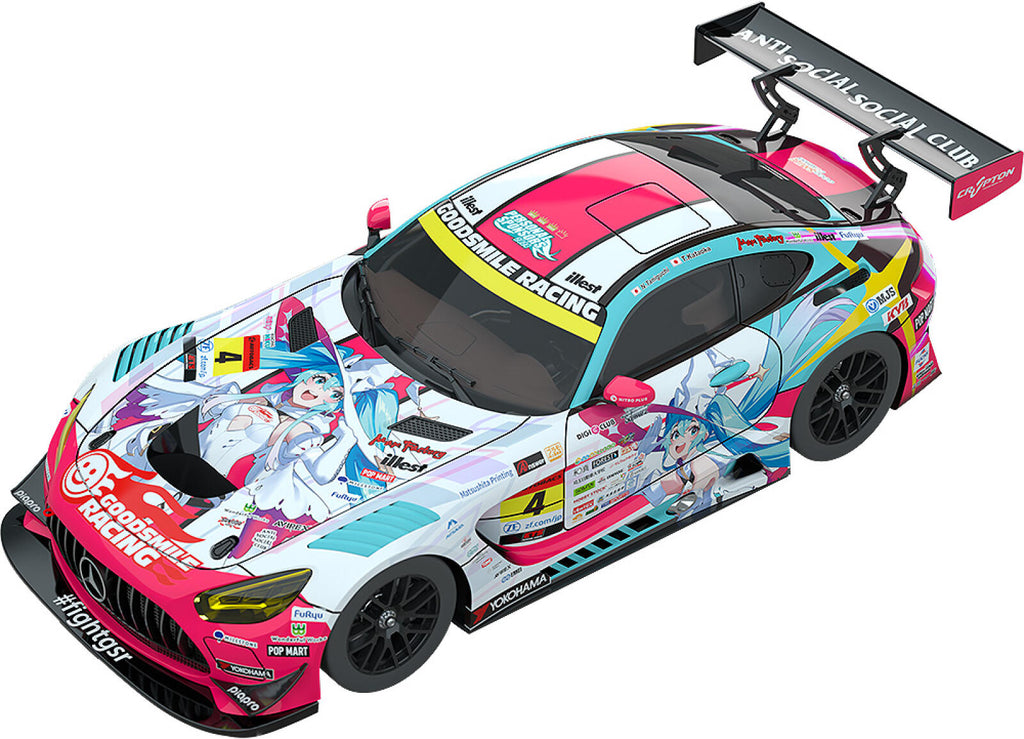 PREORDER Hatsune Miku GT Project Good Smile Hatsune Miku AMG 2024 Season Opening Version 1/64 Scale (re-run)