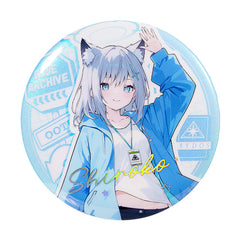 PREORDER Blue Archive Holiday Saunter Series 75mm Badge Shiroko