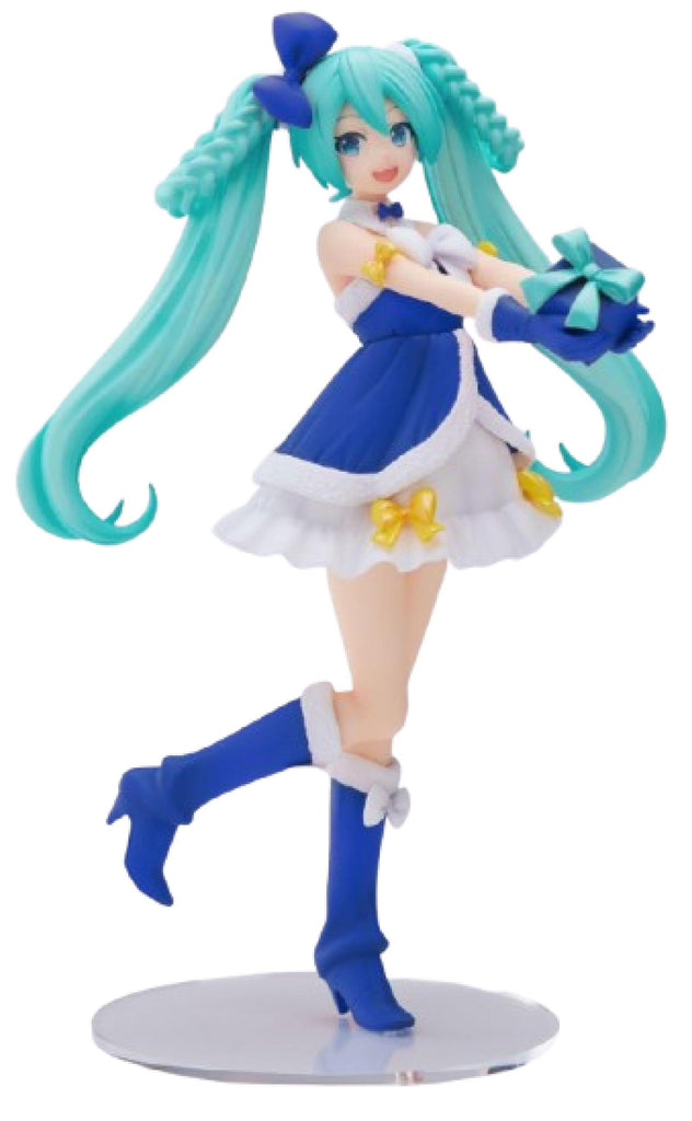 PREORDER Character Vocal Series 01 Hatsune Miku Series High Premium Figure Hatsune Miku Sapphire Christmas Version