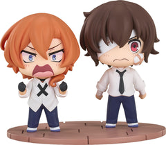 PREORDER Bungo Stray Dogs Wan! Chibi Figure Osamu Dazai & Chuya Nakahara Fourteen Year Old Version