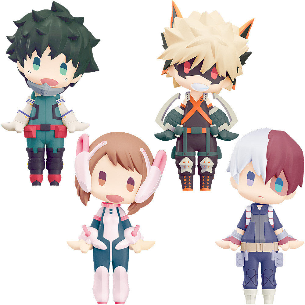 PREORDER My Hero Academia HELLO! GOOD SMILE Izuku Midoriya / Katsuki Bakugo / Ochaco Uraraka / Shoto Todoroki Set