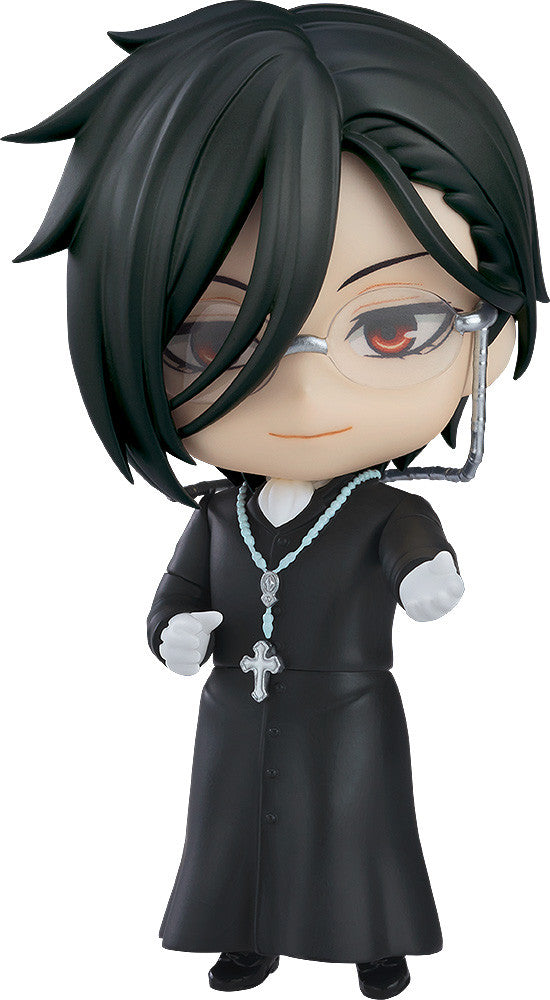 PREORDER Black Butler Boarding School Arc Nendoroid Sebastian Michaelis Sapphire Owl Version