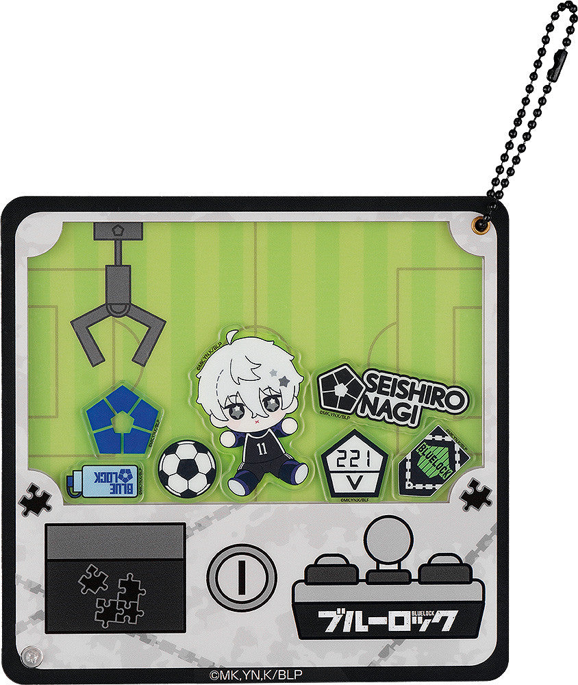 PREORDER Blue Lock HUGGY Series Claw Machine Acrylic Keychain Nagi Seishiro