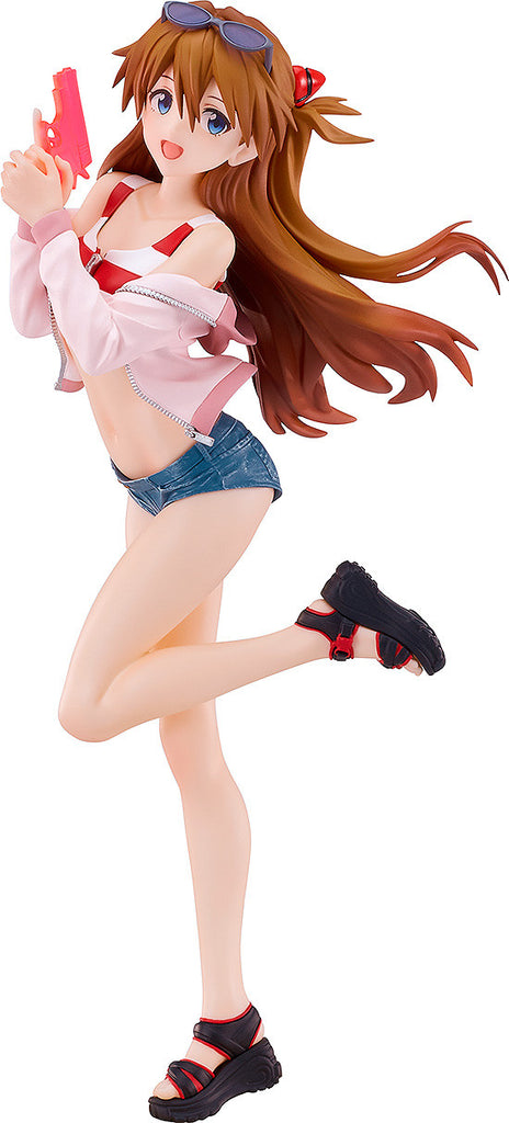 PREORDER Rebuild of Evangelion POP UP PARADE Beach Queens Asuka Shikinami Langley L Size