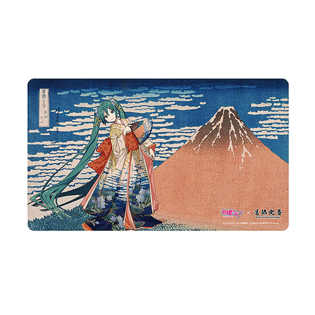 PREORDER Hatsune Miku Katsushika Hokusai iXima Desk Mat Fine Wind Clear Morning