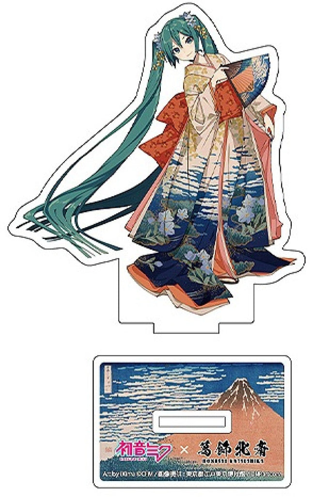 PREORDER Hatsune Miku Katsushika Hokusai iXima Die-Cut Acrylic Stand Fine Wind Clear Morning