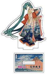 PREORDER Hatsune Miku Katsushika Hokusai iXima Die-Cut Acrylic Stand Fine Wind Clear Morning