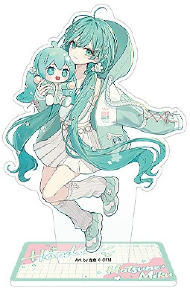 PREORDER Character Vocal Series 01 Hatsune Miku Miku Hug Series Acrylic Stand Flower Version