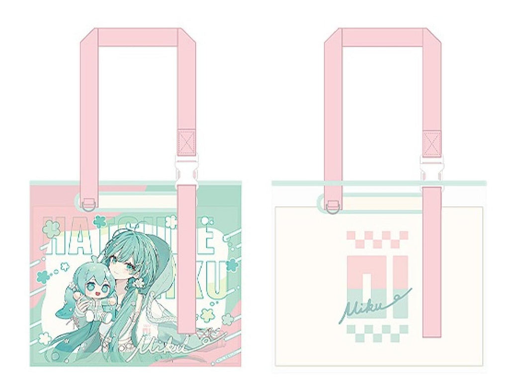 PREORDER Character Vocal Series 01 Hatsune Miku Hatsune Miku Miku Hug Series Clear Bag Flower Version