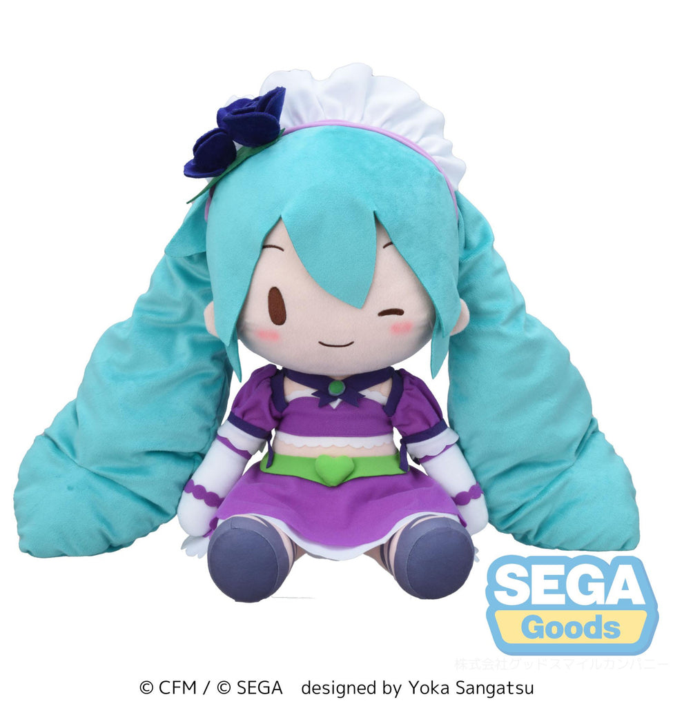 PREORDER Hatsune Miku x Love and Berry Dress Up and Dance! Fuwa Petit Plush Sparkly Purple (LL)