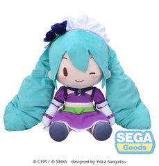 PREORDER Hatsune Miku x Love and Berry Dress Up and Dance! Fuwa Petit Plush Sparkly Purple (LL)