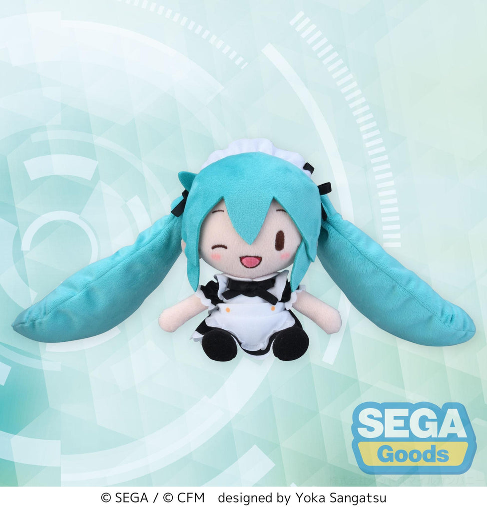 PREORDER Hatsune Miku Project DIVA Arcade Future Tone Fuwa Petit Mini Plush Hatsune Miku Maid Version (EX) (re-run)