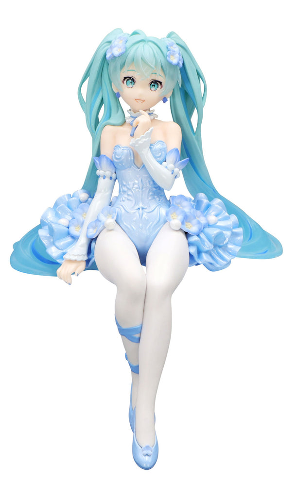 PREORDER Hatsune Miku Noodle Stopper Figure Flower Fairy Nemophila Pail Blue Color Version