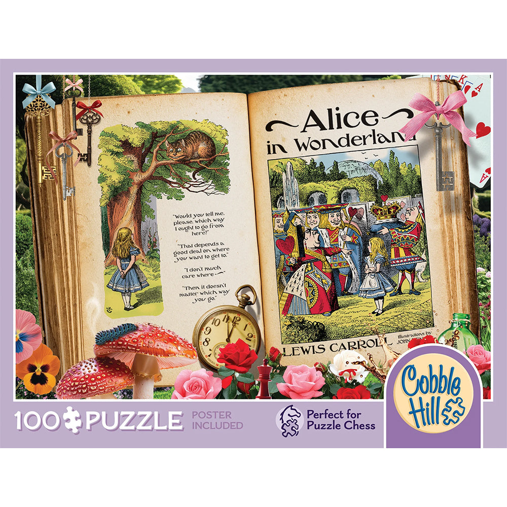 Puzzle - Cobble Hill - Once Upon a Time: Alice in Wonderland - 100pc