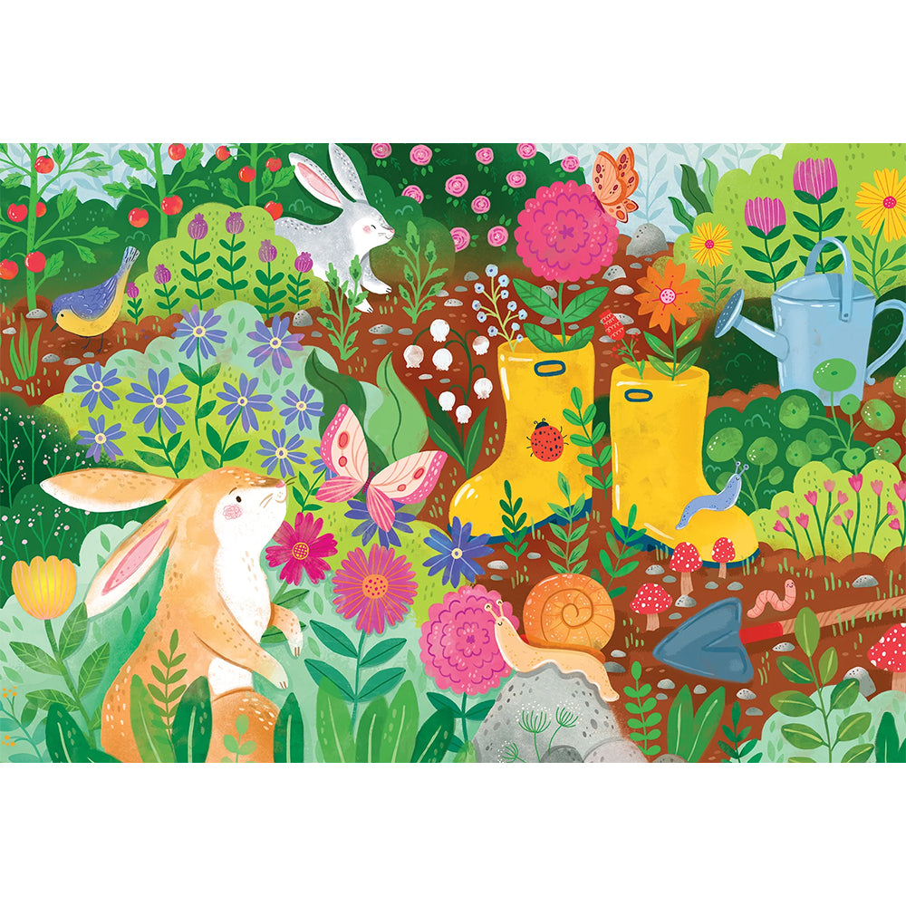 Puzzle - Cobble Hill - Rabbit Garden - 100pc