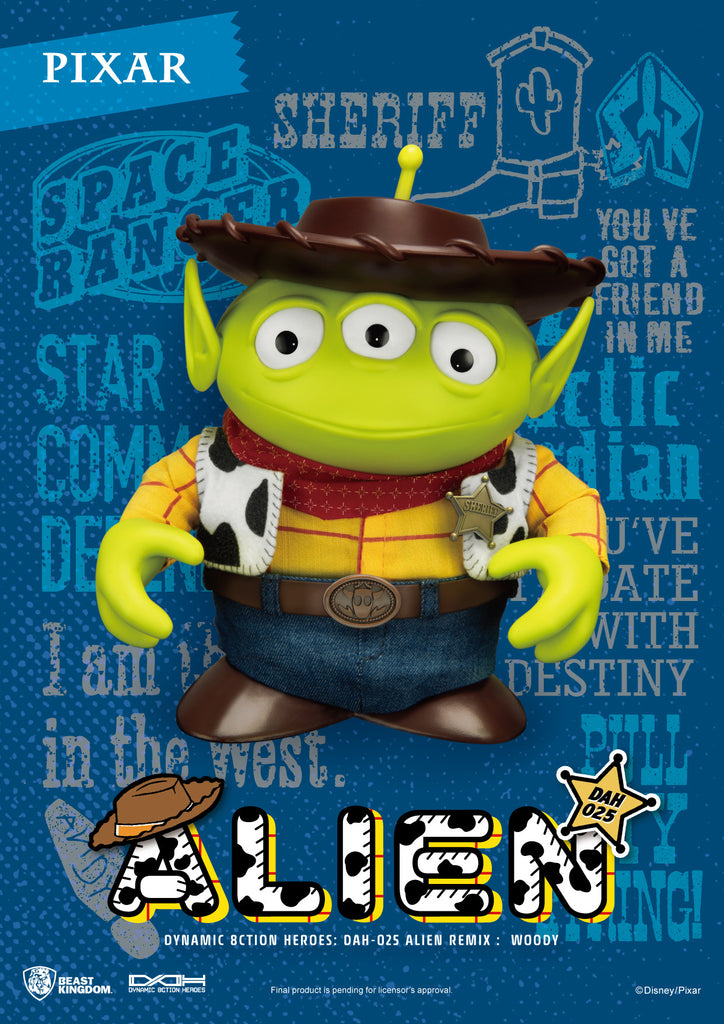 Beast Kingdom Dynamic Action Heroes Alien Remix Woody