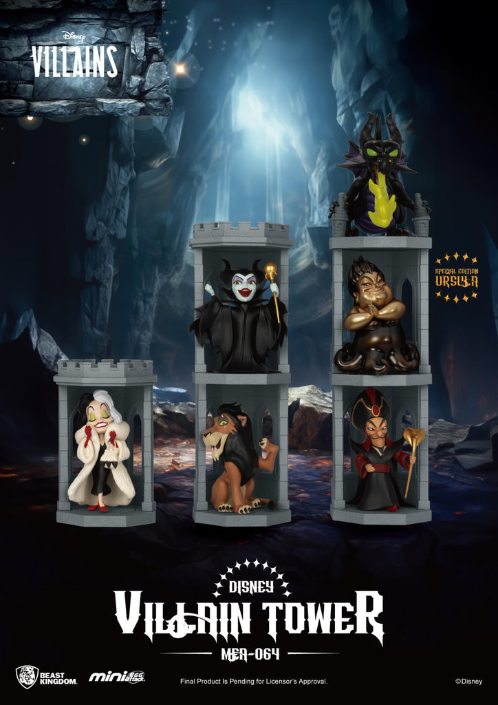 PREORDER Beast Kingdom Mini Egg Attack Disney Villain Tower Series Blind Box Set (6 in the Assortment)