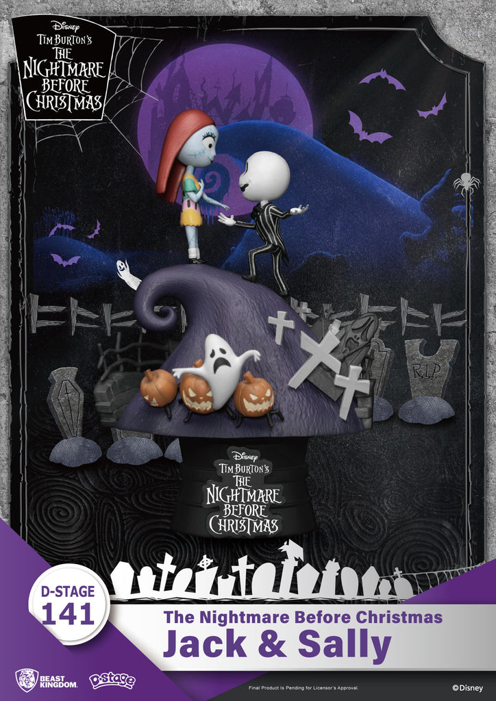 Beast Kingdom D Stage The Nightmare Before Christmas Jack & Sally