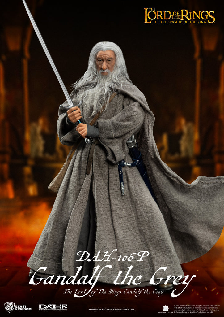 PREORDER Beast Kingdom Dynamic Action Heroes The Lord of the Rings Gandalf the Grey