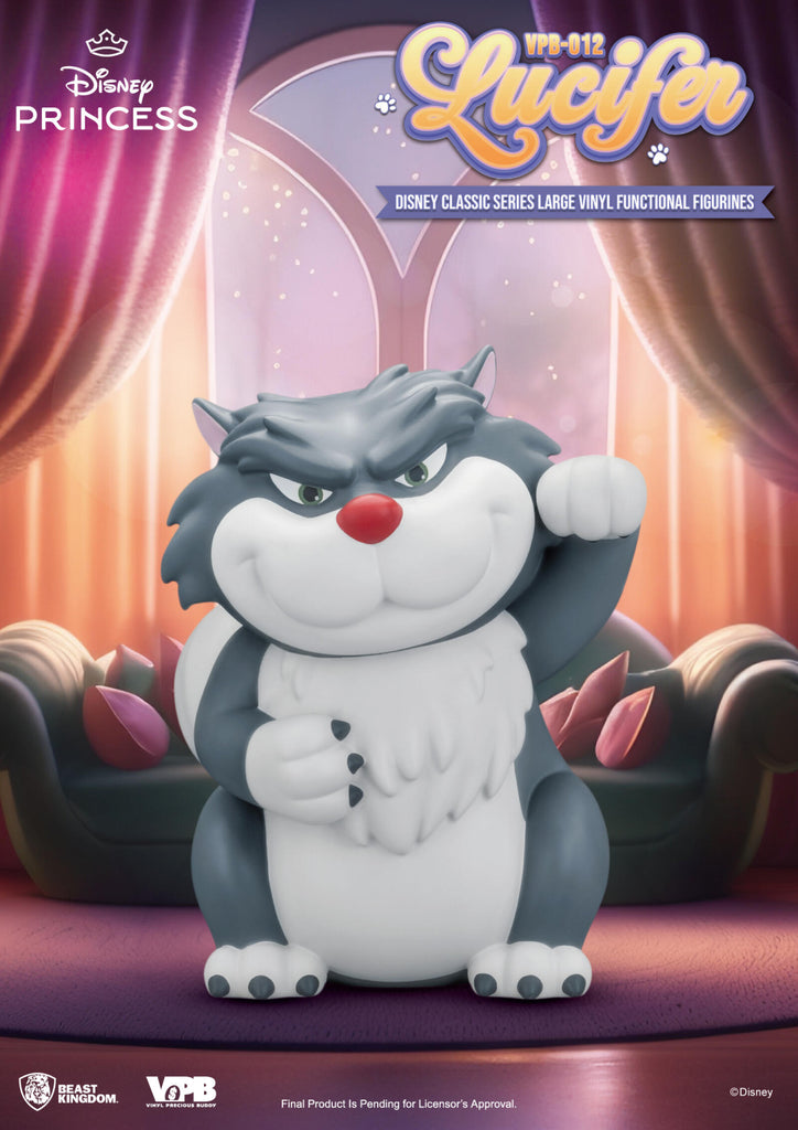 PREORDER Beast Kingdom Piggy Bank Vinyl Large Disney Classic Series Cinderella Lucifer