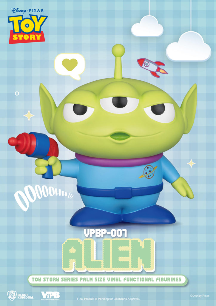PREORDER Beast Kingdom Piggy Bank Toy Story Series Palm Size Vinyl Functional Figurine Alien