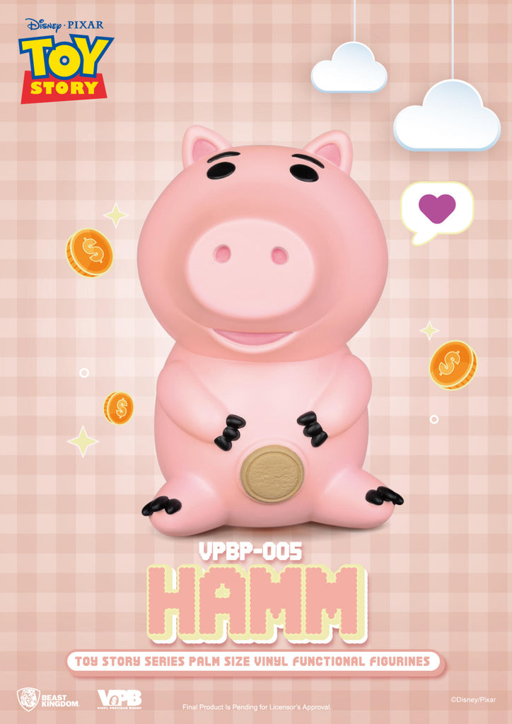 PREORDER Beast Kingdom Piggy Bank Toy Story Series Palm Size Vinyl Functional Figurine Hamm