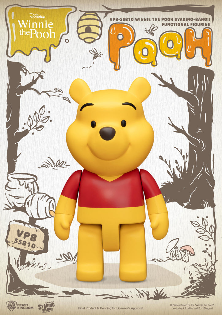 PREORDER Beast Kingdom Piggy Bank Vinyl Large Winnie the Pooh SYAKING-BANG!! Functional Figurine Pooh