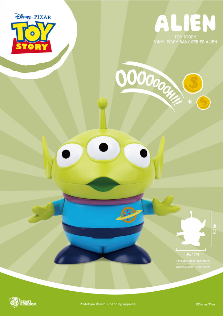 PREORDER Beast Kingdom Piggy Bank Vinyl Large Toy Story Alien